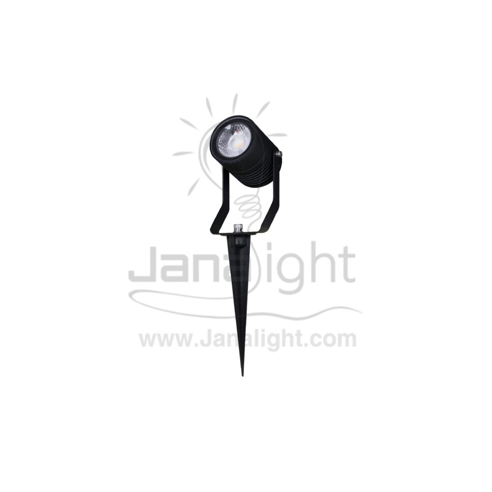 سبوت حربة عدسة 8 وات اسود وورم فيليبس outdoor black spotlight spike for gardens 8W