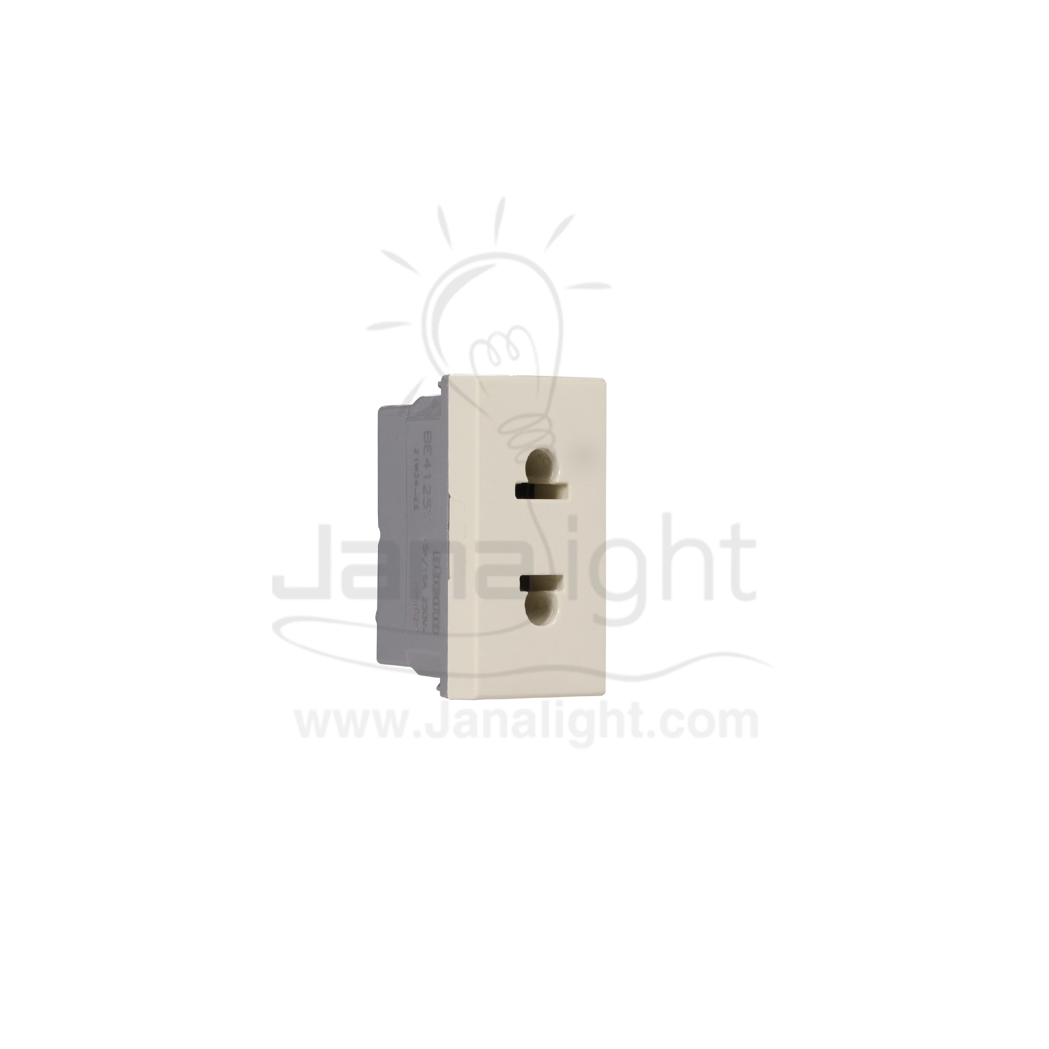 بريزة امريكي عاجي 16 امبير فورما ماكس BE4125Y Ivory socket Forma max 16002010(1)