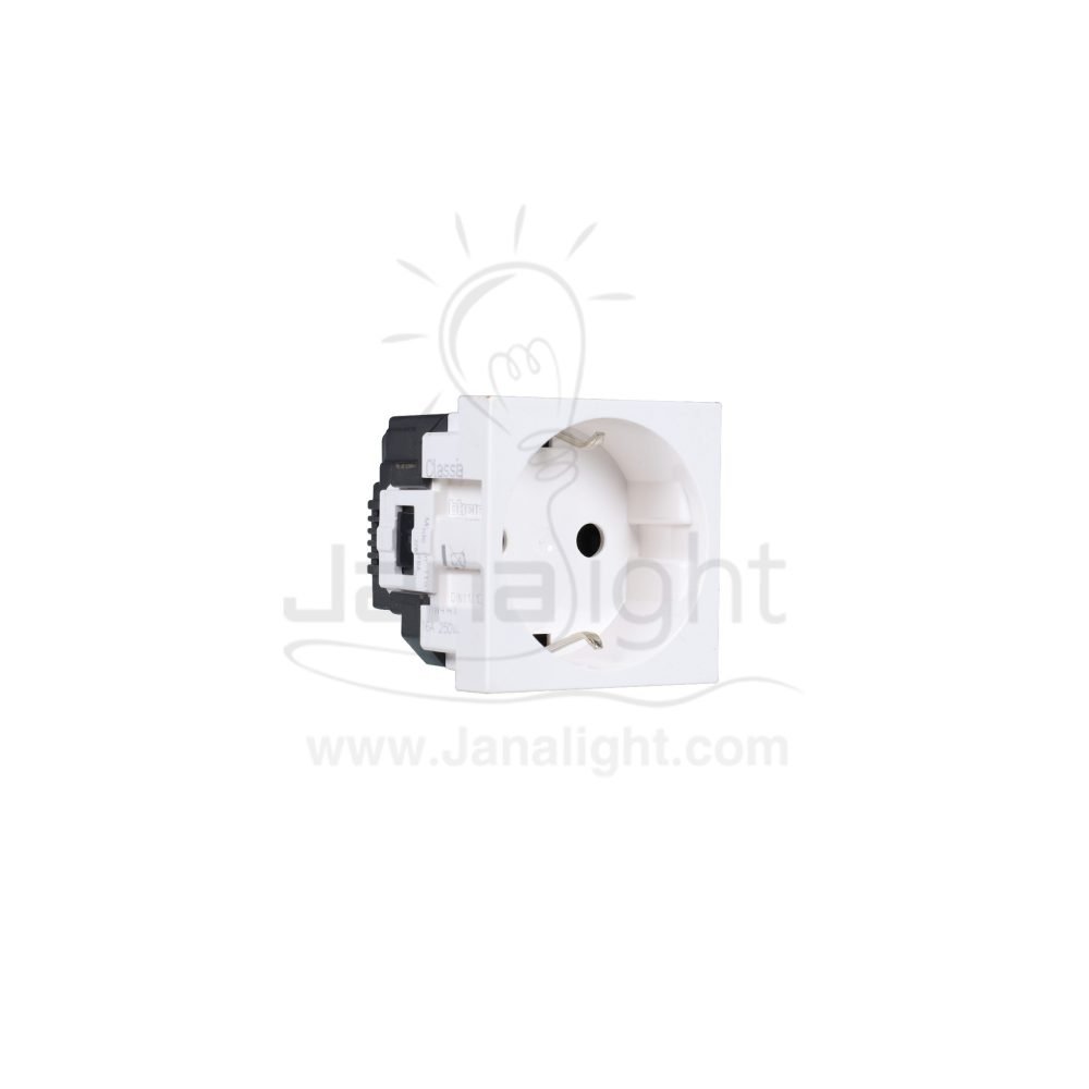 بريزة مجوفة كلاسيا ابيض RW4141 White german socket classia RW4141
