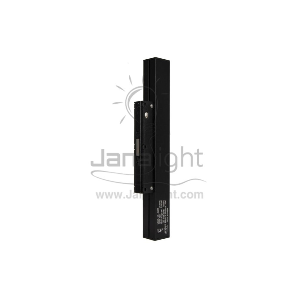 كشاف مجناتك اسود بروفايل مستطيل 12 عدسة شادو 12 وات 22 سم V-DC48 وورم JN-206 جني لايت black magnetic track rectangular 12 Shadow lens 12 watt wam