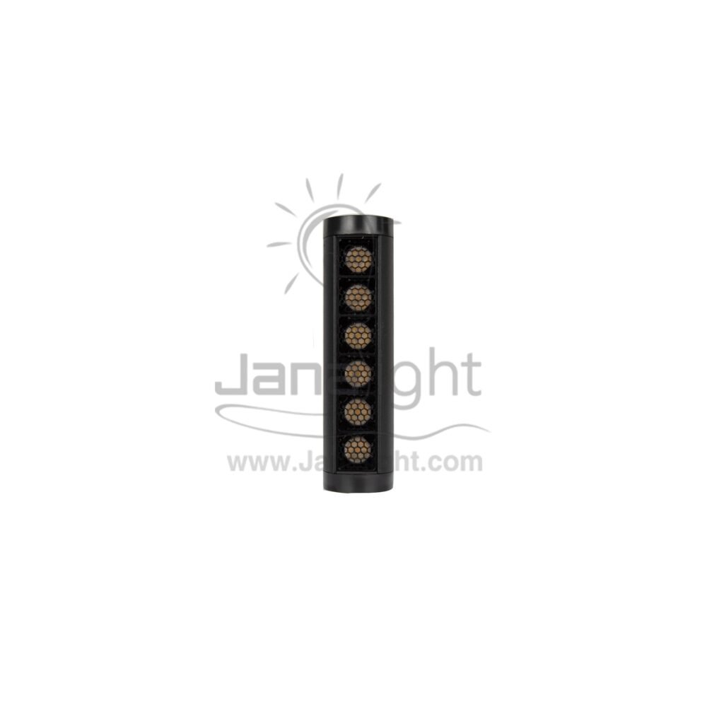 كشاف مجناتك اسود مستطيل متحرك بكرة 6 عدسة شادو 6 وات 13 سم V-DC48 وورم JN-215 جني لايت black magnetic track moving rectangular 6 Shadow lens 6 watt warm