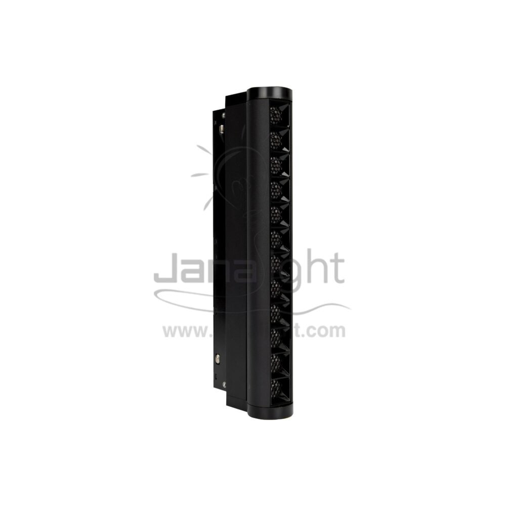 كشاف مجناتك اسود مستطيل متحرك بكرة 12 عدسة شادو 12 وات 22.5 سم V-DC48 وورم JN-216 جني لايت black magnetic track moving rectangular 12 Shadow lens 12 watt wam