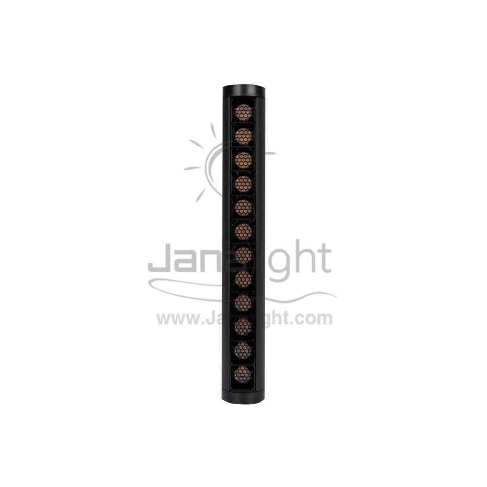 كشاف مجناتك اسود مستطيل متحرك بكرة 12 عدسة شادو 12 وات 22.5 سم V-DC48 وورم JN-216 جني لايت black magnetic track moving rectangular 12 Shadow lens 12 watt wam