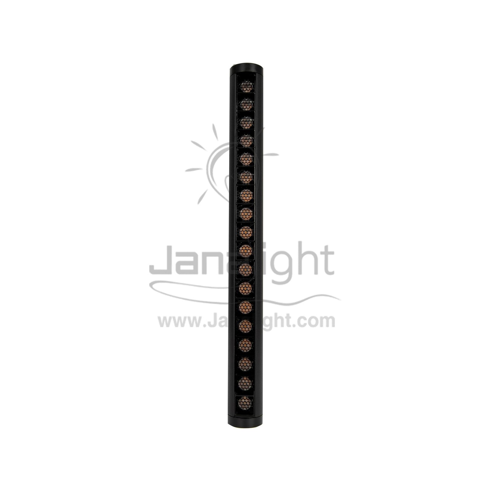 كشاف مجناتك اسود مستطيل متحرك بكرة 18 عدسة شادو 18 وات 34.4 سم V-DC48 وورم JN-217 جني لايت black magnetic track moving rectangular 18 Shadow lens 18 watt warm