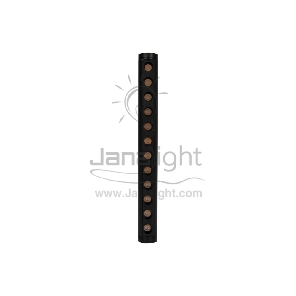 كشاف مجناتك اسود مستطيل متحرك بكرة ناعم 12 عدسة 12 وات 21.4 سم V-DC48 وورم JN-225 جني لايت black magnetic track moving rectangular 12 lens 12 watt warm