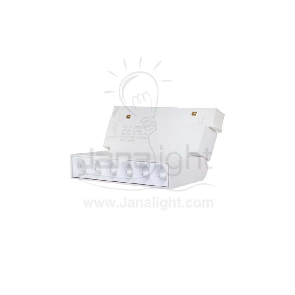 كشاف مجناتك ابيض تراك مستطيل 6عدسة 6 وات 12 سم ابيض FN-705 جنى لايت

Aluminum adjustable magnetic linear white led track light 6w 48v
