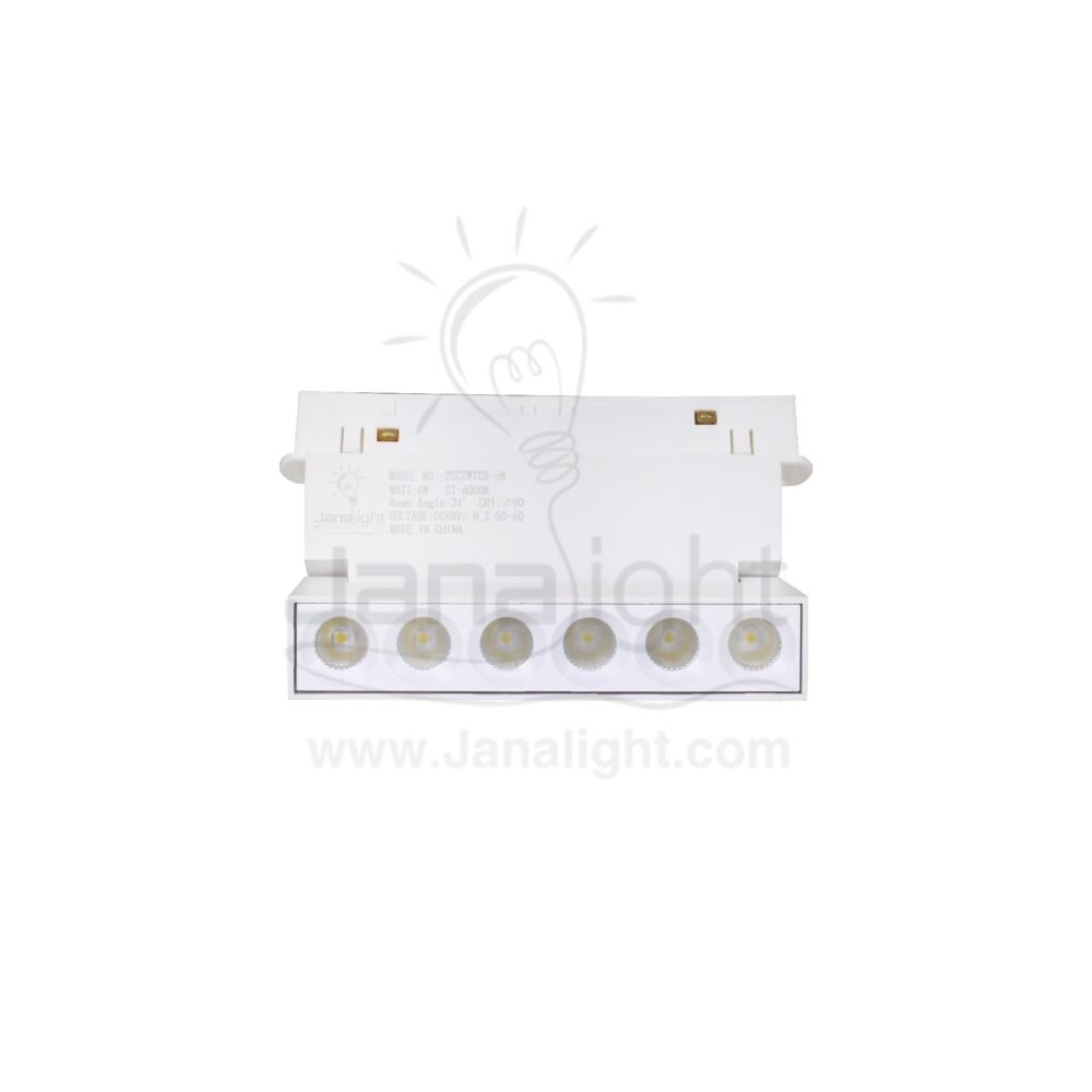 كشاف مجناتك ابيض تراك مستطيل 6عدسة 6 وات 12 سم ابيض FN-705 جنى لايت

Aluminum adjustable magnetic linear white led track light 6w 48v