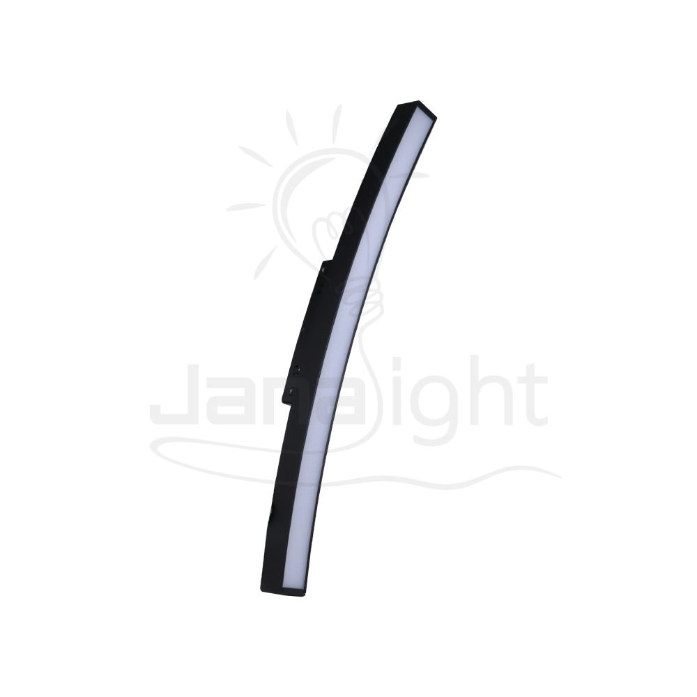 كشاف مجناتك ليد دائري اسود بروفايل مسنفر 16 وات 38 سم وورم Rectangular magnetic light black body color warm frosted cover 16W