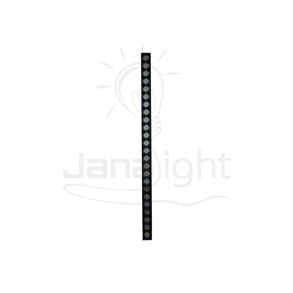 كشاف مجناتك اسود بروفايل مستطيل 24 عدسة 24 وات 43.5 سم ابيض جنى لايت Rectangular magnetic light black body color white 24W 24 lens