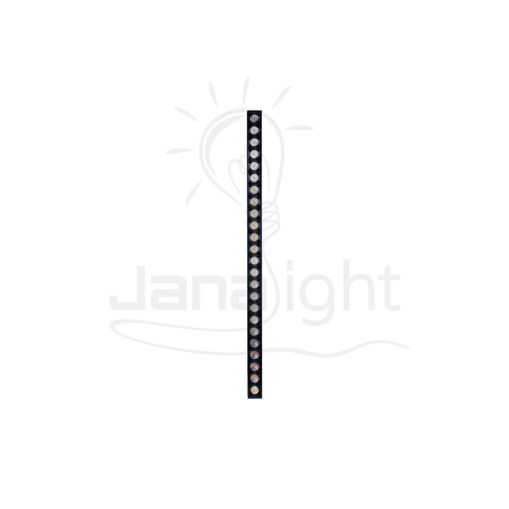 كشاف مجناتك اسود بروفايل مستطيل 24 عدسة 24 وات 43.5 سم كول جنى لايت Rectangular magnetic light black body color cool 24W 24 lens