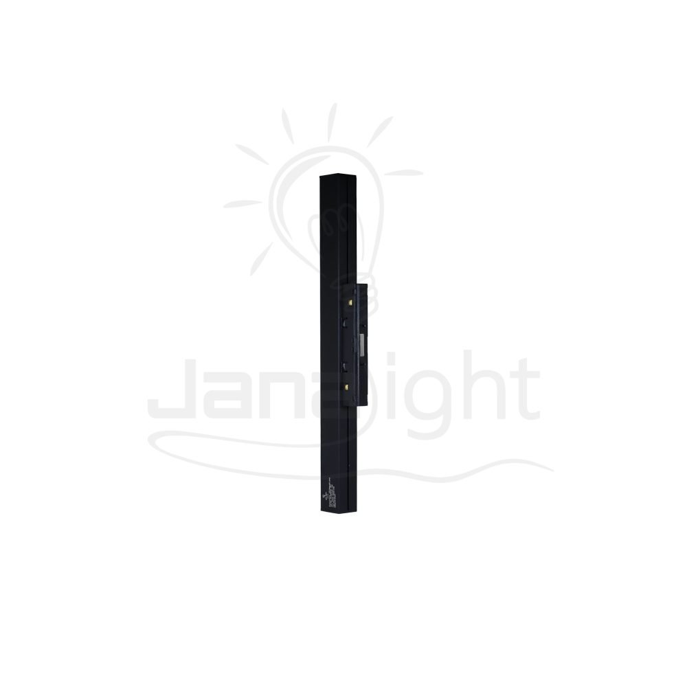 كشاف مجناتك اسود بروفايل مستطيل مسنفر 12 وات 30 سم وورم جنى لايت Rectangular magnetic light black body color warm frosted cover 12W