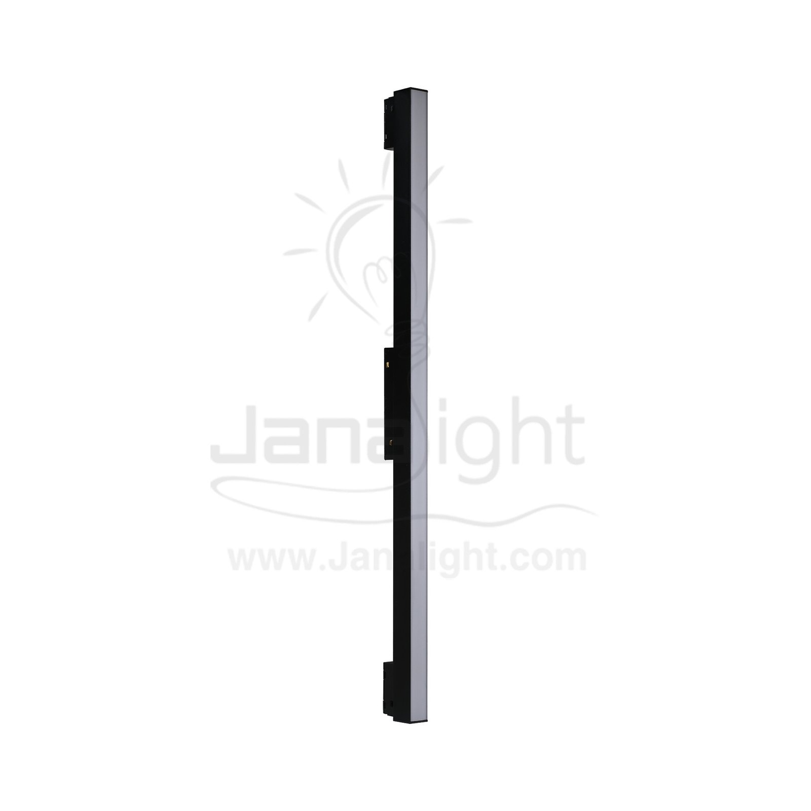 كشاف مجناتك اسود بروفايل مستطيل مسنفر 36 وات 90 سم وورم جنى لايت Rectangular frosted magnetic light black body color warm shadow 36W 90cm