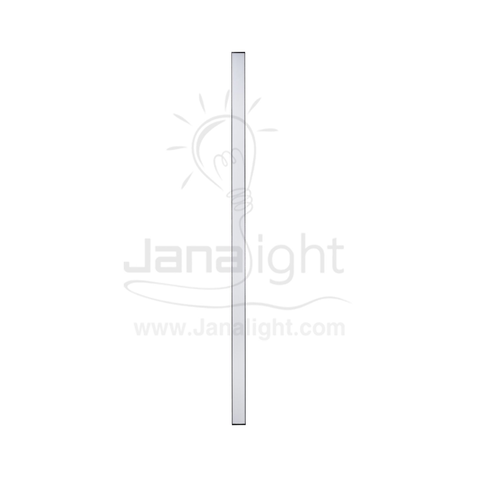 كشاف مجناتك اسود بروفايل مستطيل مسنفر 36 وات 90 سم وورم جنى لايت Rectangular frosted magnetic light black body color warm shadow 36W 90cm