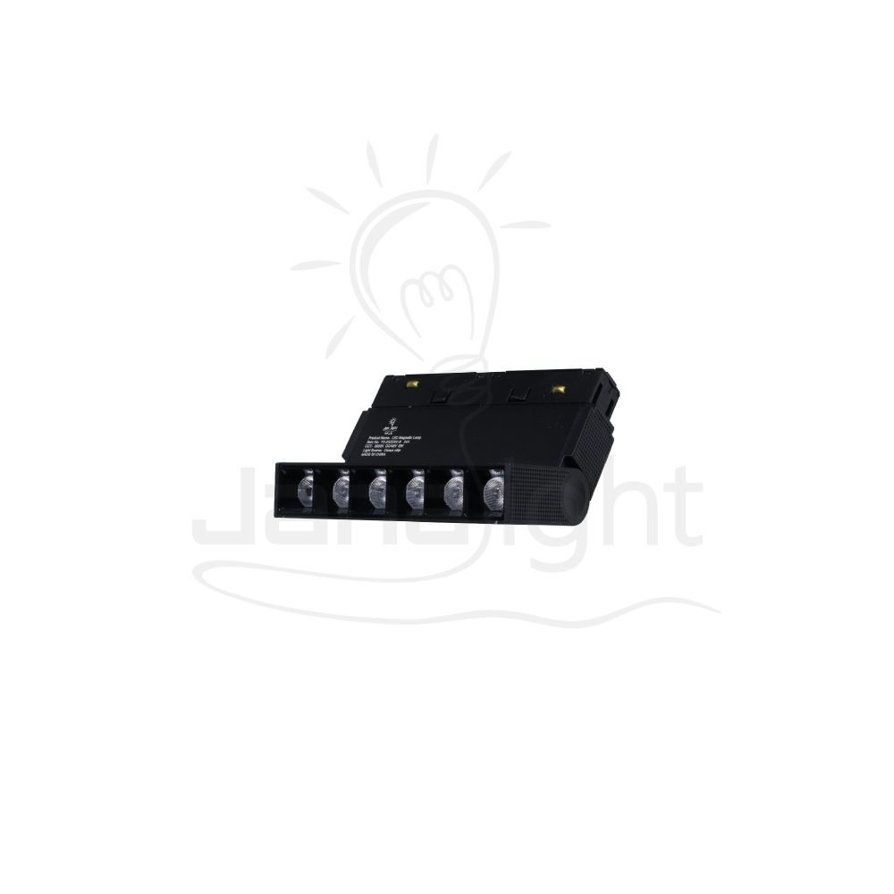 كشاف مجناتك اسود تراك مستطيل متحرك 6عدسة 6 وات 11.5سم كول JN-Y2-20ZDXC-6 جنى لايت Magnetic track light movable 6 lens 6w cool black 16511033(1)