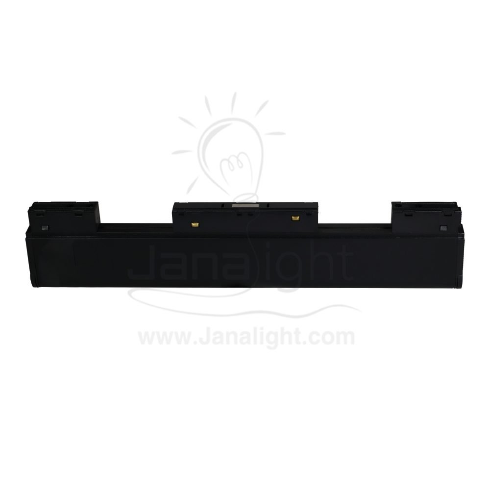 كشاف مجناتك اسود تراك مستطيل متحرك 18 عدسة 18 وات 33 سم كول جنى لايت Rectangular tiltable magnetic light black body color cool 18W 33cm