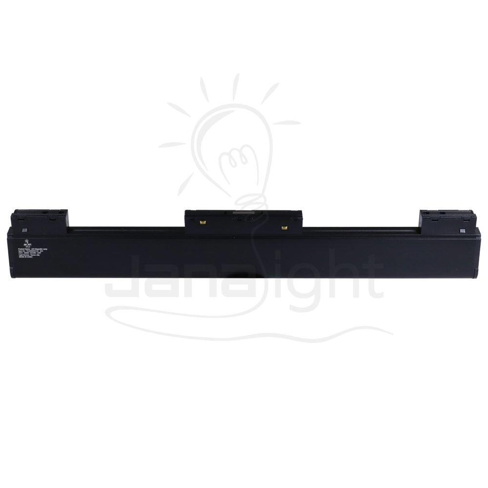 كشاف مجناتك اسود تراك مستطيل متحرك 24 عدسة شادو 24 وات 44 سم كول جنى لايت Rectangular tiltable magnetic light black body color cool 24W 44cm