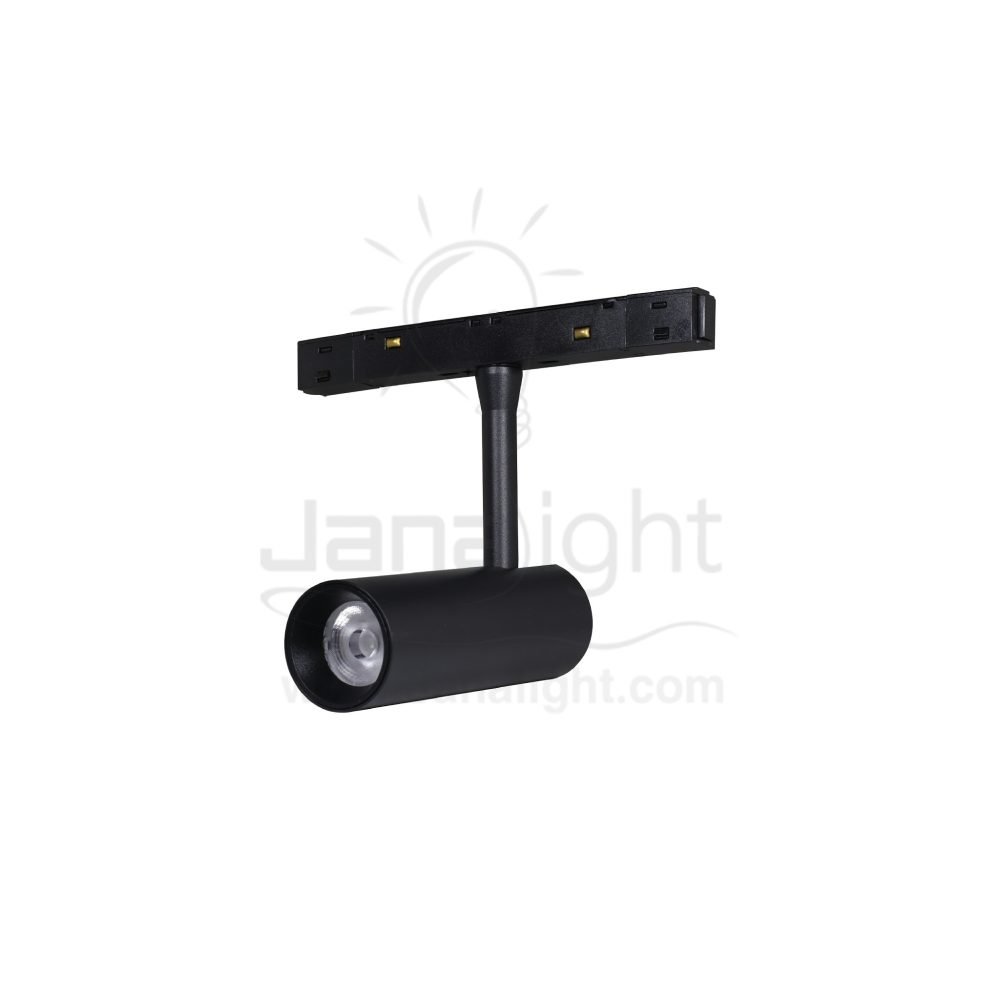 كشاف مجناتك اسود تراك اسطواني 12وات V-DC48 كول JN-Y5-GD40/120 جنى لايت Magnetic track light cylindrical 12w cool black 16511048(1)
