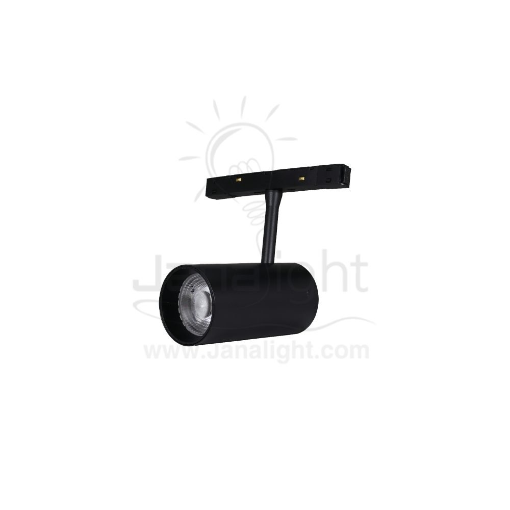 كشاف مجناتك اسود تراك اسطواني 25وات V-DC48 وورم JN-Y5-GD66/130 جنى لايت Magnetic track light cylindrical 25w warm black 16511052(1)