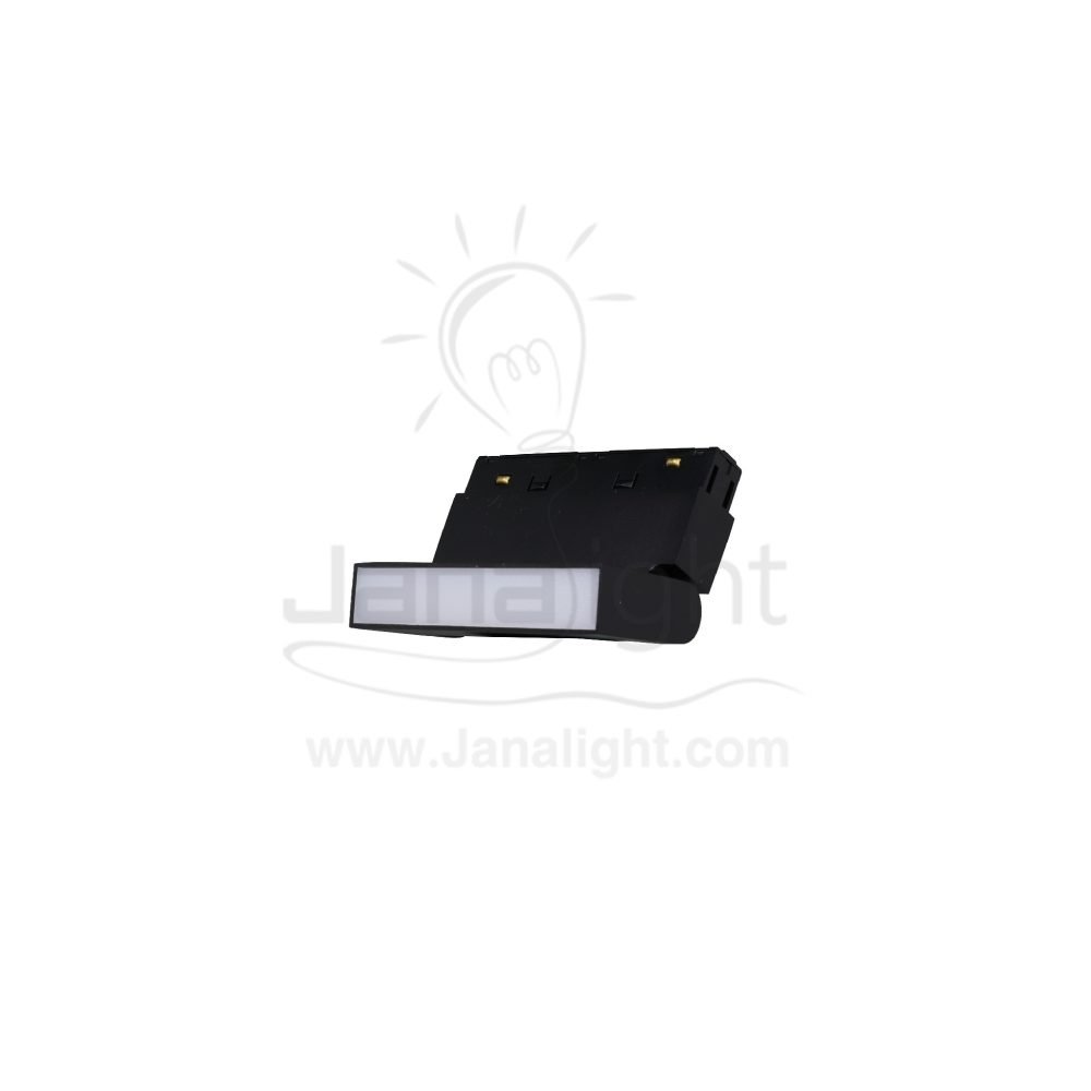 كشاف مجناتك اسود مستطيل متحرك مسنفر 6 وات 11سم V-DC48 ابيض JN-Y2-20ZDFG-6 جنى لايت Magnetic track light rectangular movable 6w white black 16511060(1)