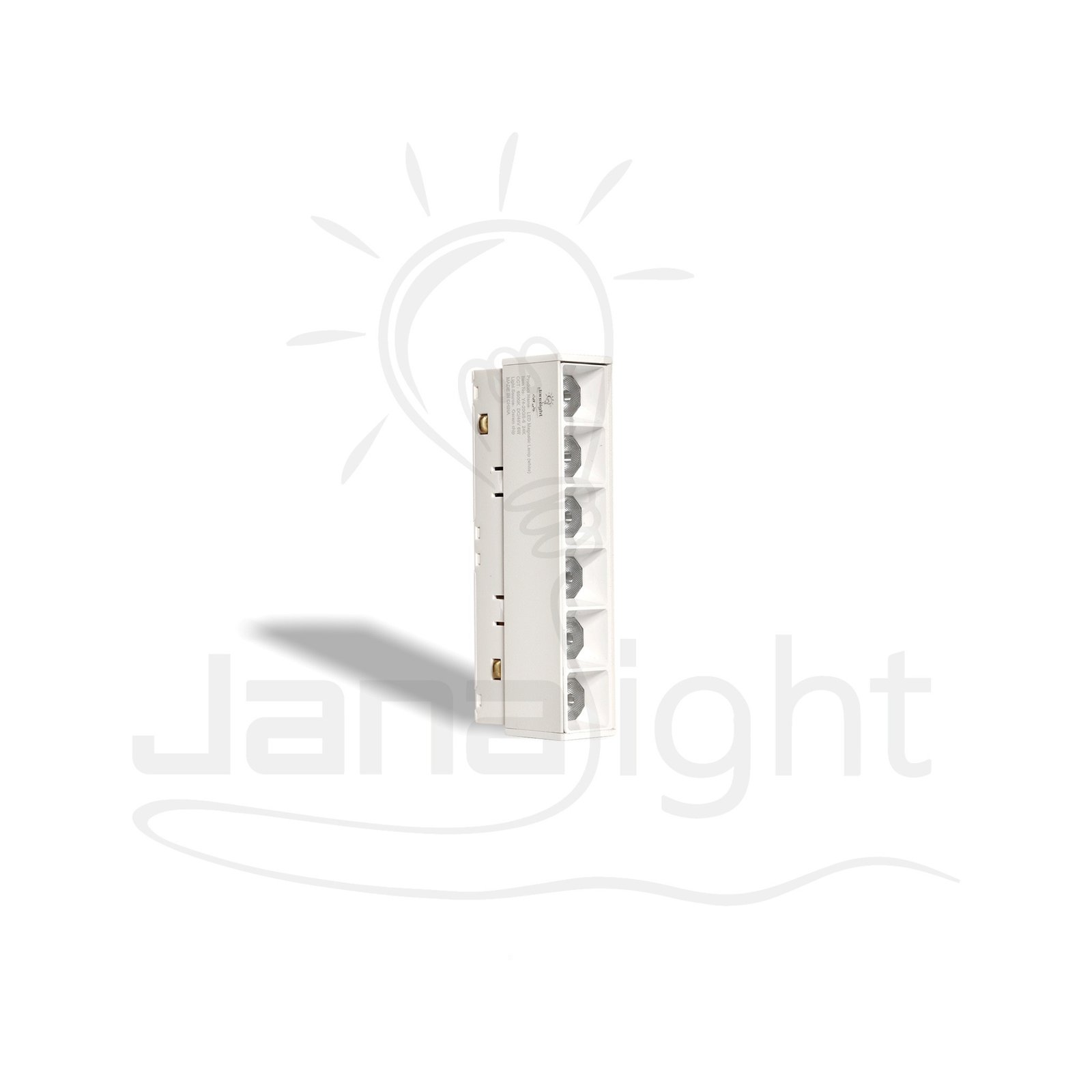 كشاف مجناتيك ابيض بروفايل مستطيل 6عدسه 6 وات 11 سم ابيض جنى لايت White magnetic profile rectangular spotlights 6 lenses 6W 11 cm white light – Jana Light