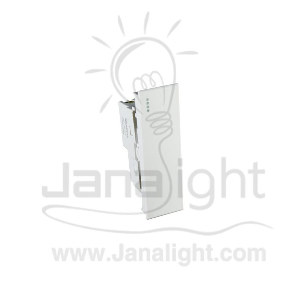 مفتاح مفرد 16A ابيض 22مم نوفو one way switch nuovo white