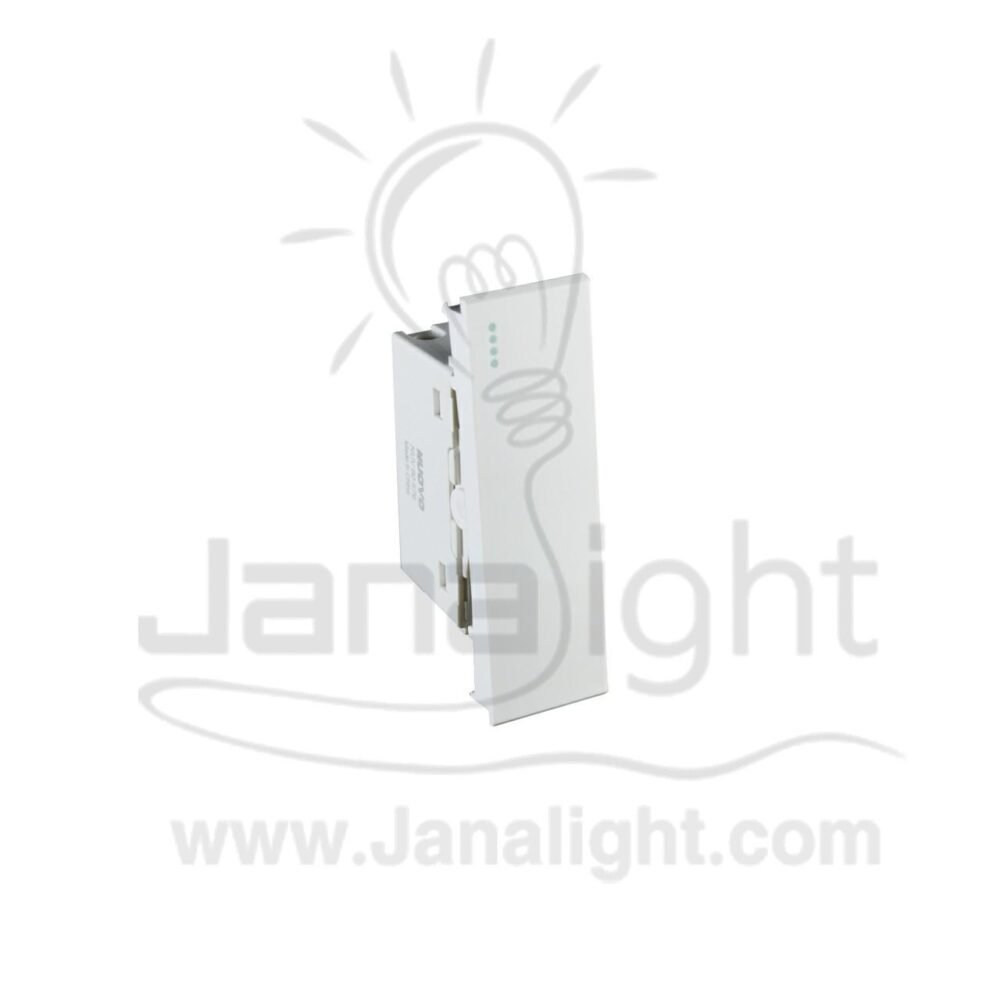 مفتاح وسط مفرد 16A ابيض 22مم نوفو White four way switch sas Nuovo