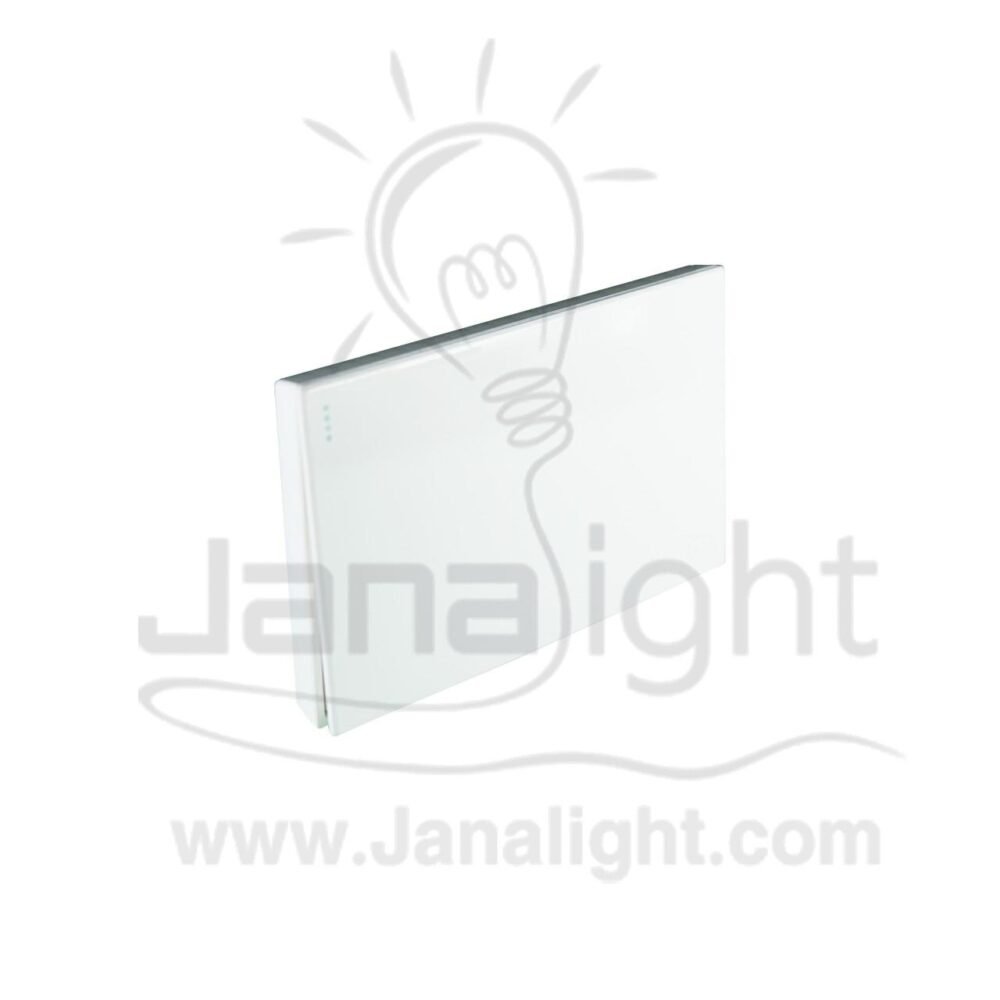 مفتاح احادي روكرعريض 16A ابيض 120مم نوفو big one way switch nuovo white