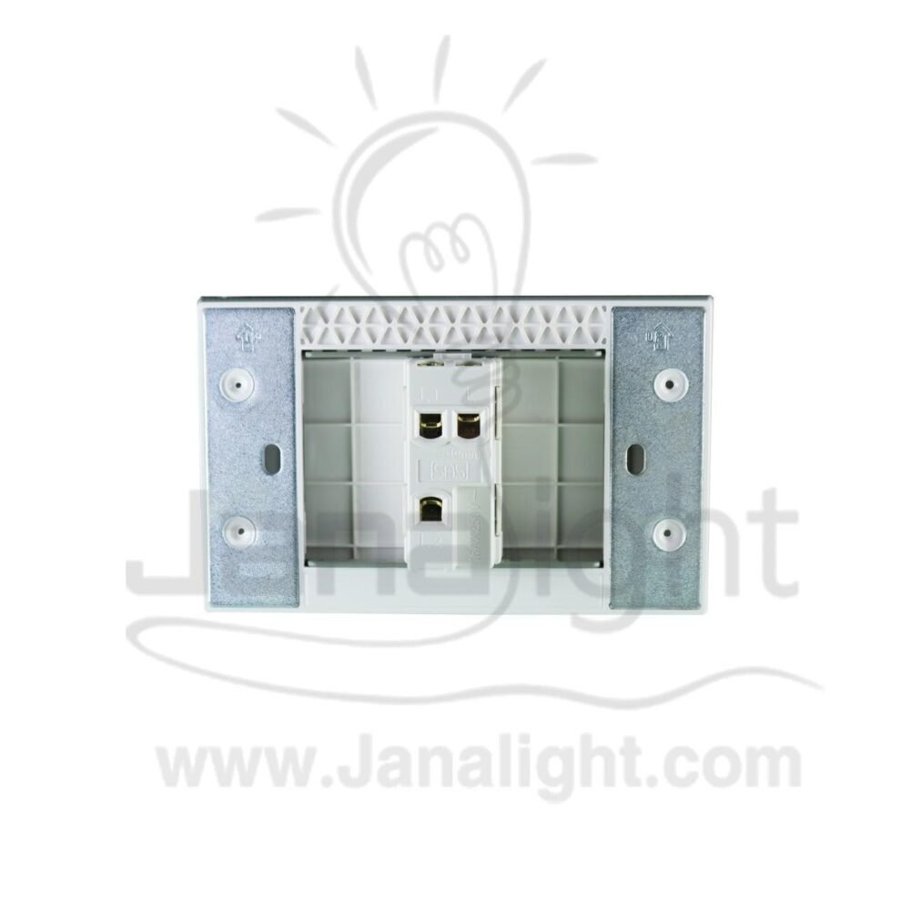 مفتاح احادي ديفياتير روكرعريض 16A ابيض 120مم نوفو two way big switch nuovo white