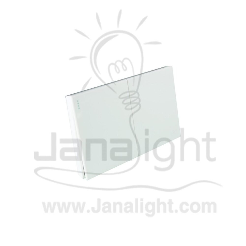 مفتاح مجوز ديفياتير روكرعريض 16A ابيض 120مم نوفو nuovo two way big Switch double Normal white
