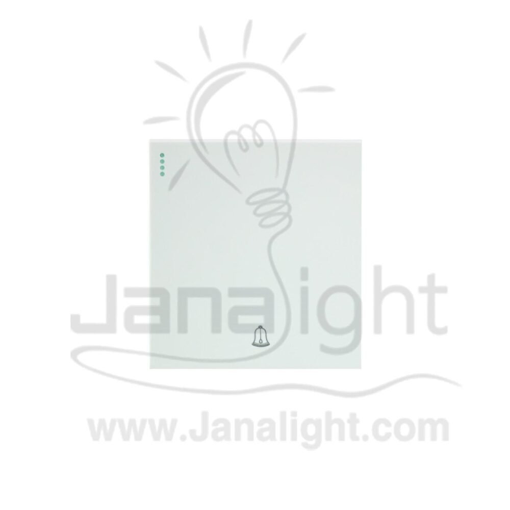 زر جرس برسمة 16A ابيض 66مم نوفو White Panel doorbell switch sas Nuovo