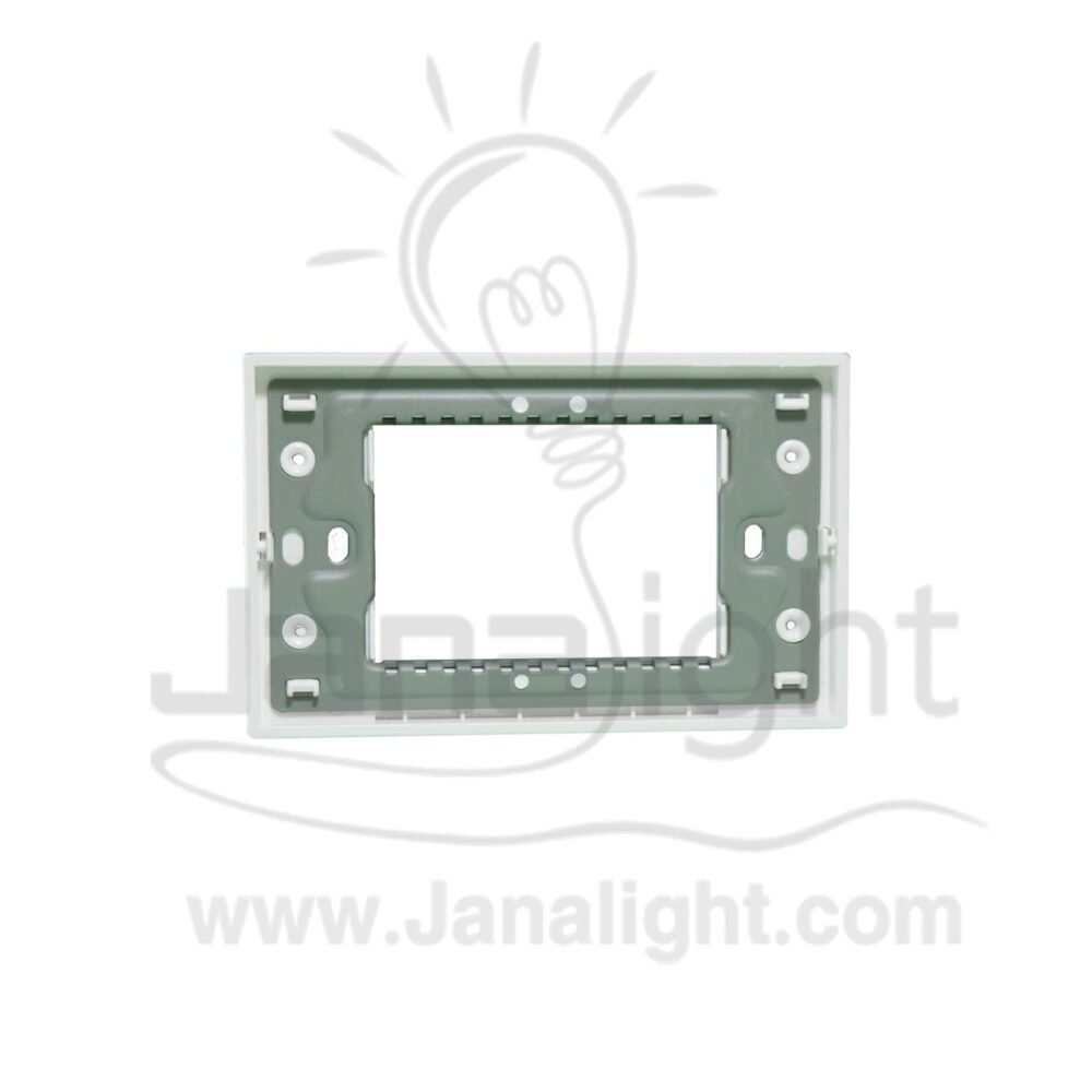 شاسيه ثلاثي نوفو white 3 gang fixing frame Sharm