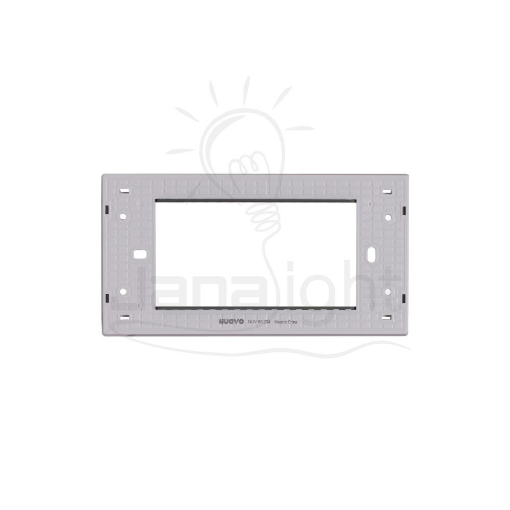 شاسيه رباعي نوفو white 4 gang fixing frame Nuovo