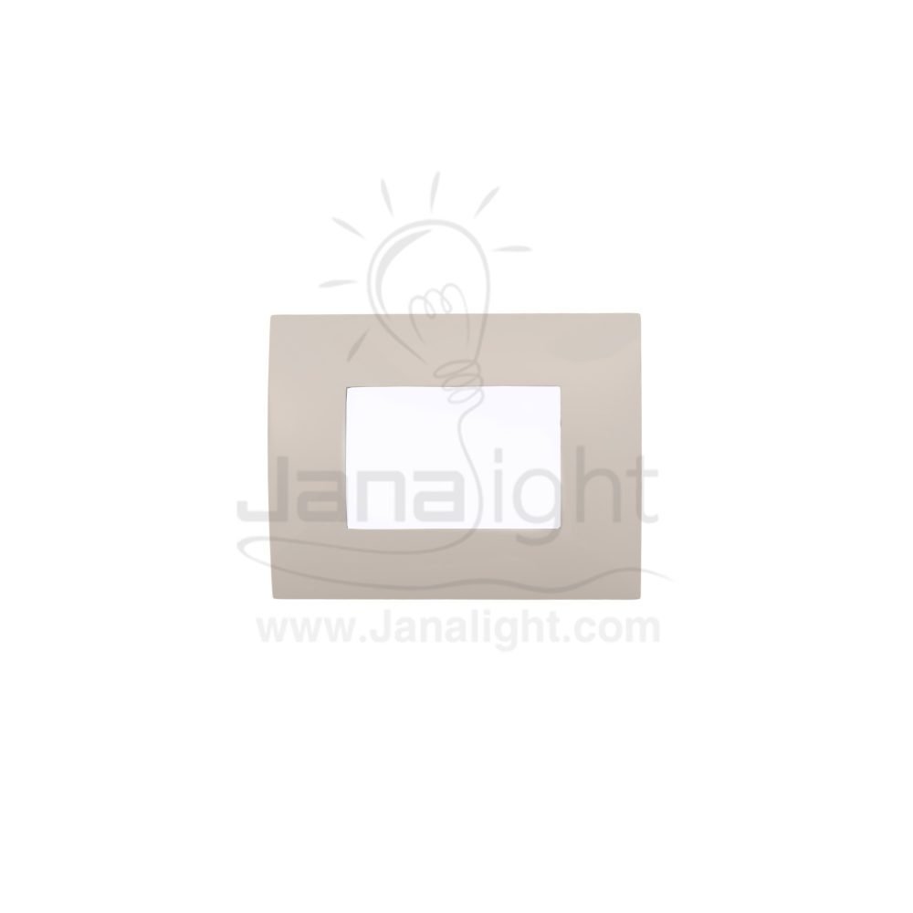 وش 3 فتحة ابيض ABB 0301 ABB 3 gang screwless white colour wall plate cover switch