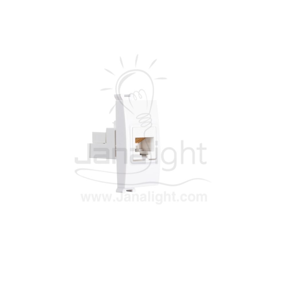 بريزة نت كات 5 ابيض ABB 1124 ABB white internet socket CAT5
