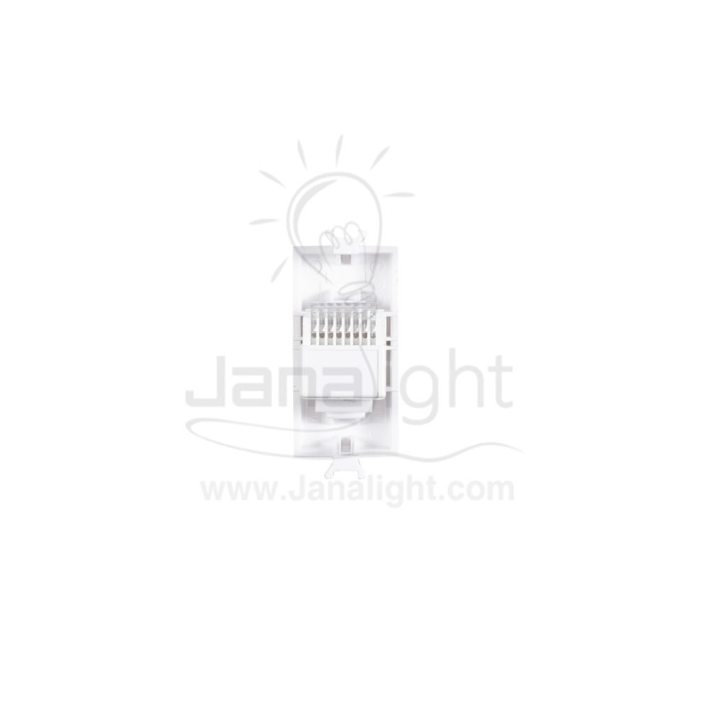 بريزة نت كات 5 ابيض ABB 1124 ABB white internet socket CAT5