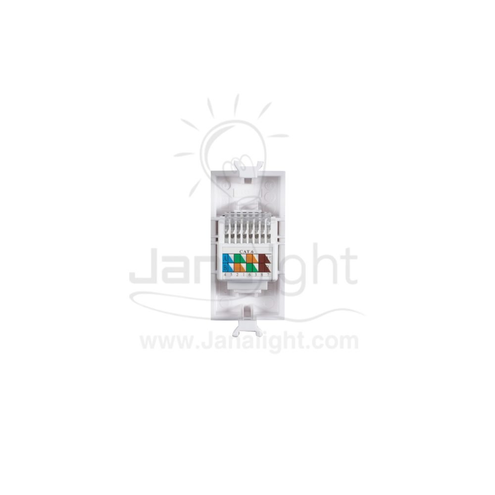بريزة نت كات 6 ابيض ABB 1127 ABB white internet socket CAT6