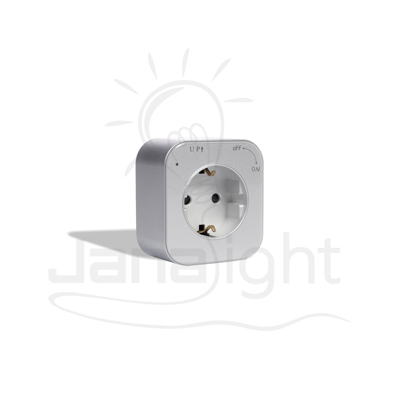 بريزة مجوفة سوكت مربع فضي ZOYA -013 BK 16A Hollow Square Silver Socket – ZOYA-013 BK 16A