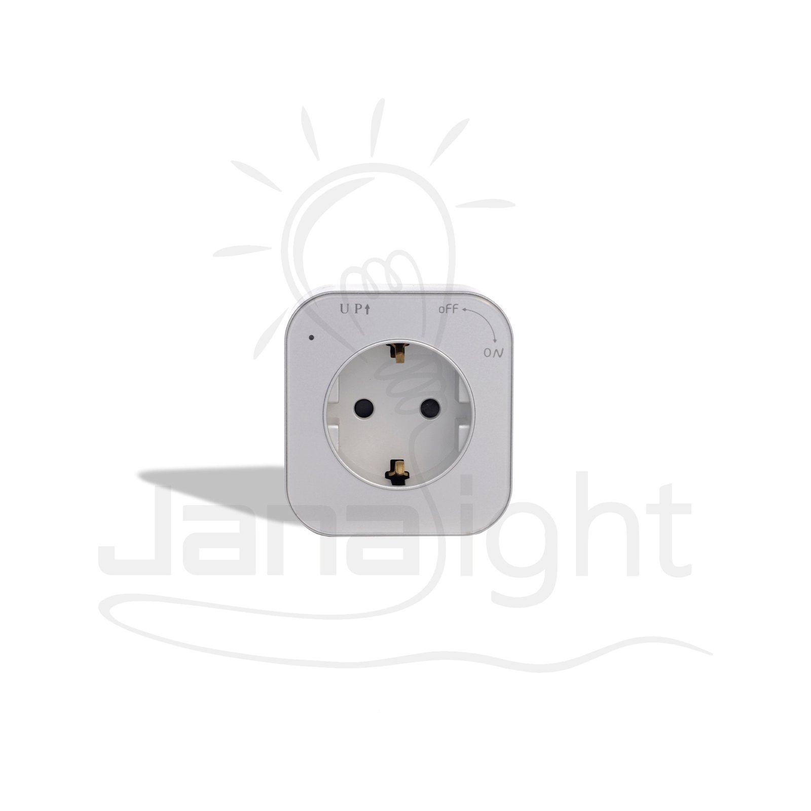 بريزة مجوفة سوكت مربع فضي ZOYA -013 BK 16A Hollow Square Silver Socket – ZOYA-013 BK 16A