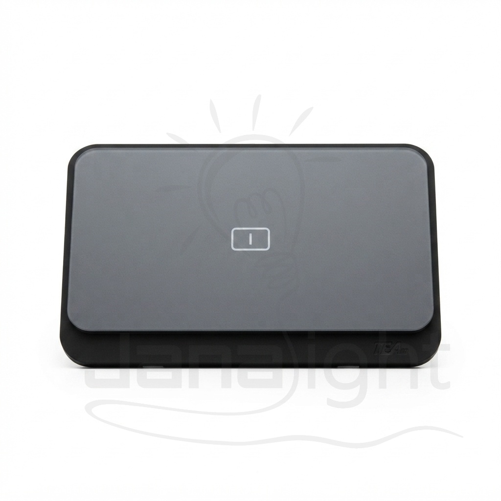 مفتاح تاتش مفرد سمارت هوم اسود Wi-Fi اوسا لوكس اونو Single Touch Smart Home Black Wi-Fi Osa Lux Uno
