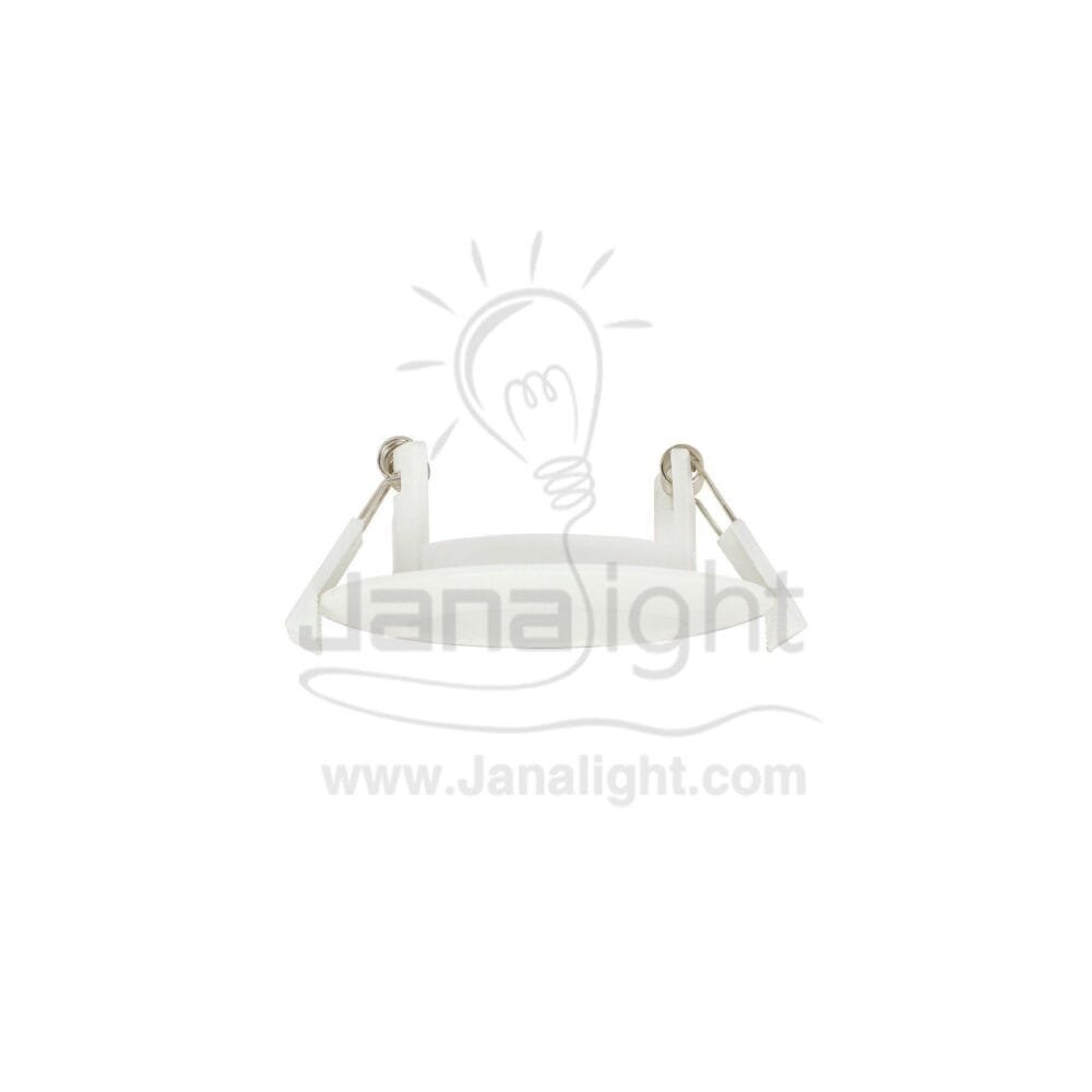 سبوت بريق ثابت ابيض بلاستك fixed frame spot light,5.5 cm
