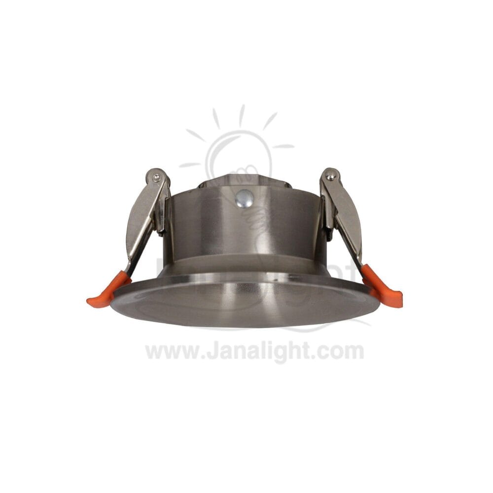 سبوت لايت فارغ مجوف 7.5 سم فضي مط Hallowed Matt Silver 7,5 SpotLight Frame