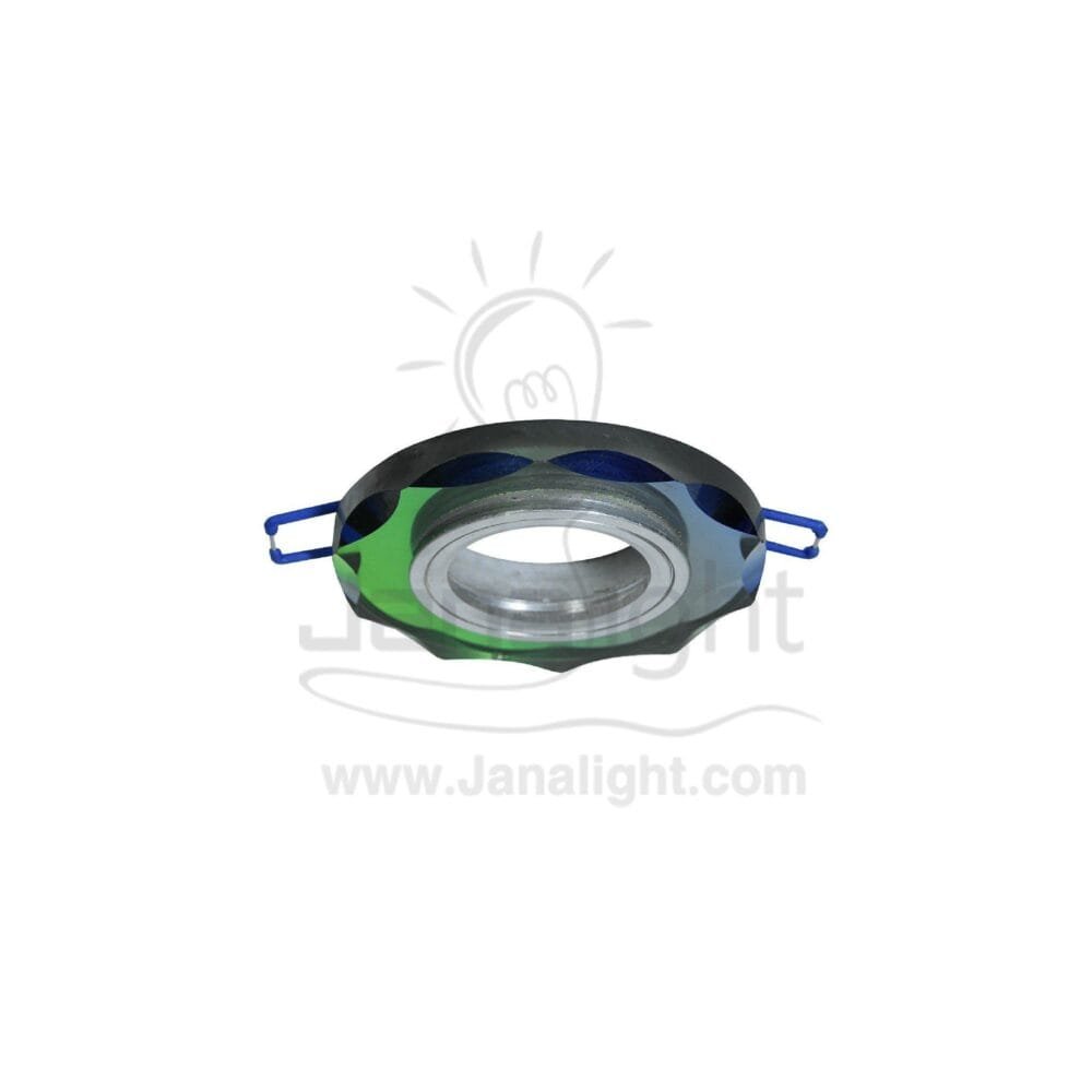سبوت لايت كريستال مدور فارغ 7.5 ملون Round Crystal Colored 7,5 SpotLight Frame