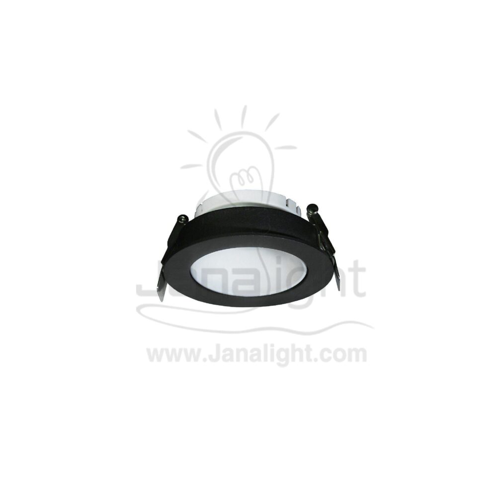 سبوت لايت فارغ 7.5 مدور رمادي ابيض Round White/Grey SpotLight Frame