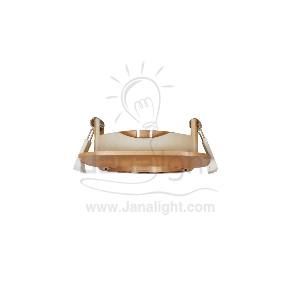 سبوت لايت مربع فارغ نحاسي مط - نحاسي لميع Square Matt Copper/Shiny Copper Bareeq SpotLight Frame