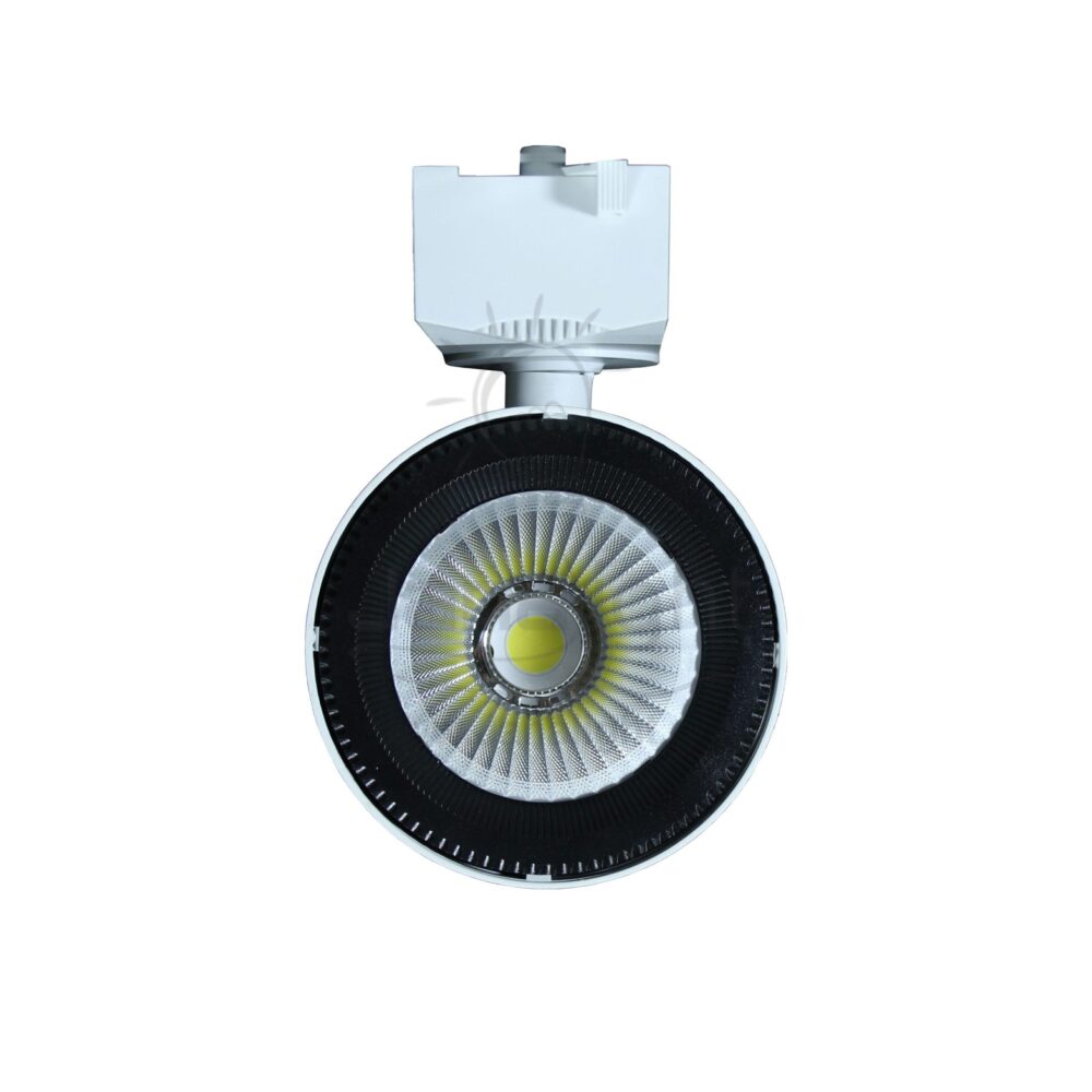 فريم سبوت تراك 30 وات ابيض ابيض بريق BQ19-16 White White 30 Watt Bareeq Track Light Spot