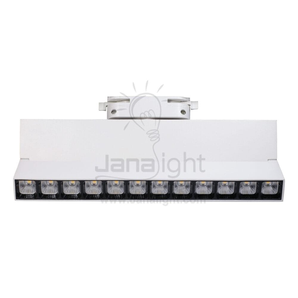 فريم سبوت تراك لينر ابيض كول مستطيل 12وات 12عدسة STAG01/12 White Cool Rectangle 12 Lenses 12 Watt Linear Track Light Spot