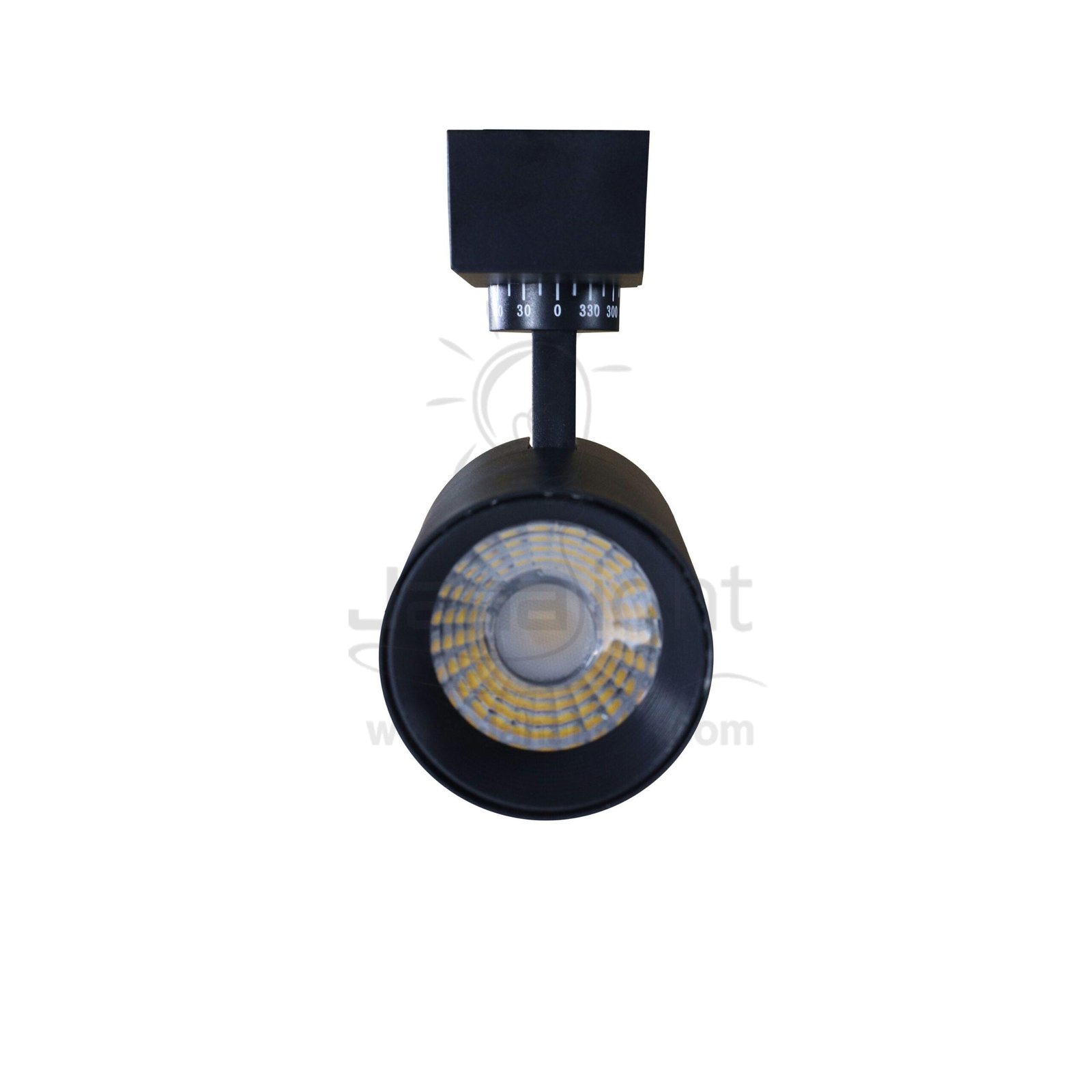 سبوت لايت تراك 20 وات اسود وورم pivoting black led track spot light, 20 watt