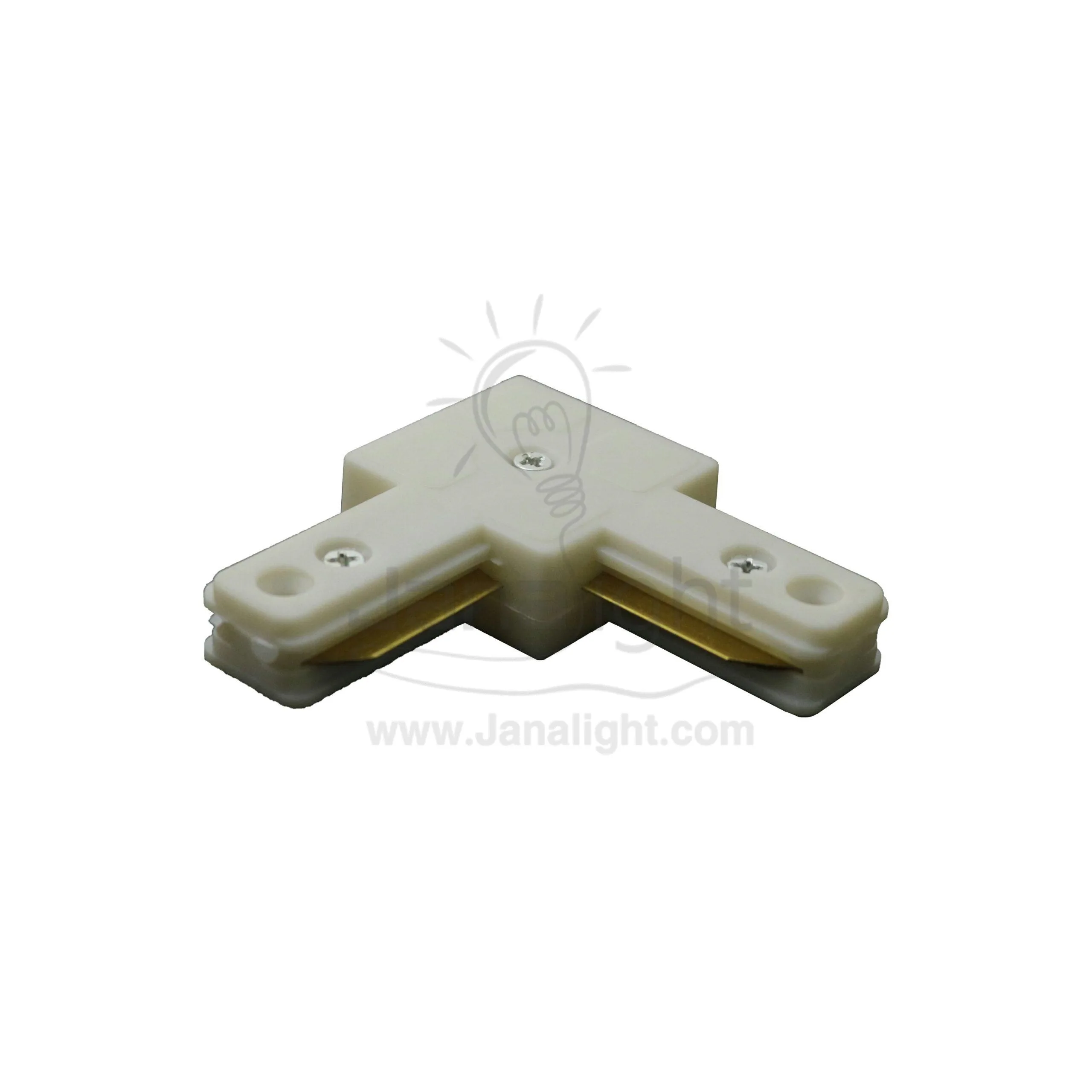 وصلة عود تراك زاوية ابيض لطش White Corner Track Connector Outer