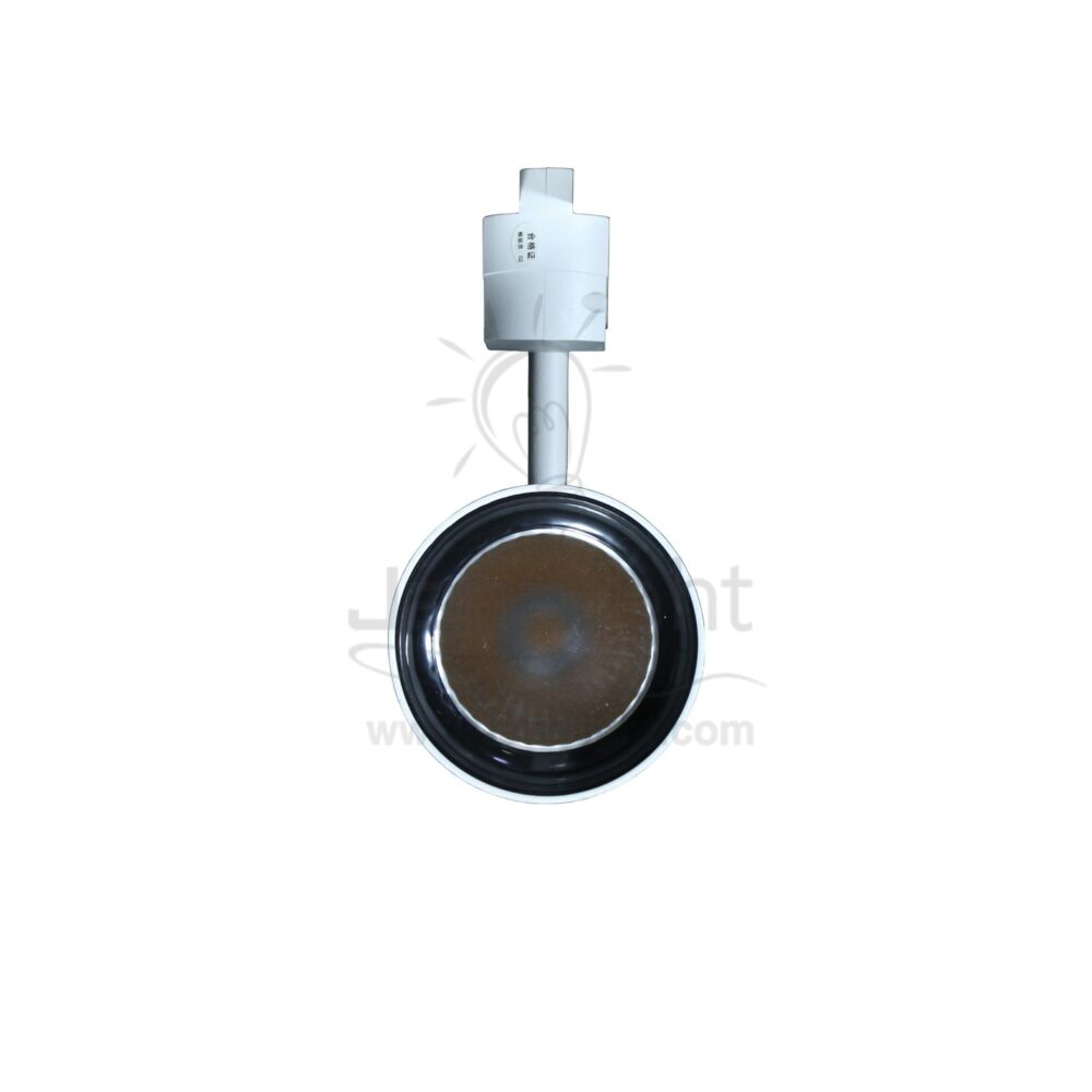 سبوت لايت تراك سبوت تراك 35 وات اسطواني ابيض حلق اسود وورم QY003 White Warm Cylinder 35 Watt Track Light Spot with Black ring