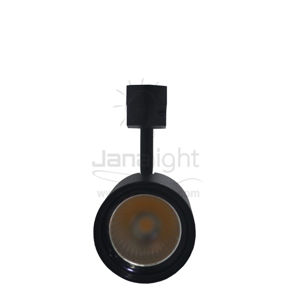 سبوت لايت تراك سبوت تراك 35 وات اسطواني اسود حلق اسود وورم QY003 Black Warm Cylinder 35 Watt Track Light Spot with Black ring